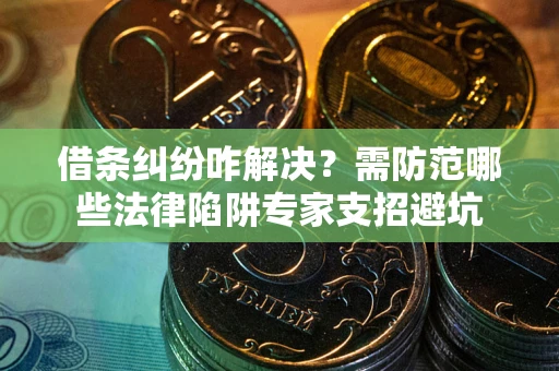 武汉借条纠纷咋解决？需防范哪些法律陷阱专家支招避坑