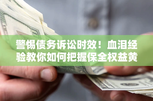 武汉警惕债务诉讼时效！血泪经验教你如何把握保全权益黄金期