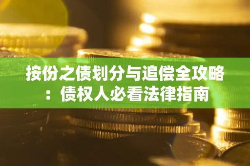 武汉按份之债划分与追偿全攻略：债权人必看法律指南