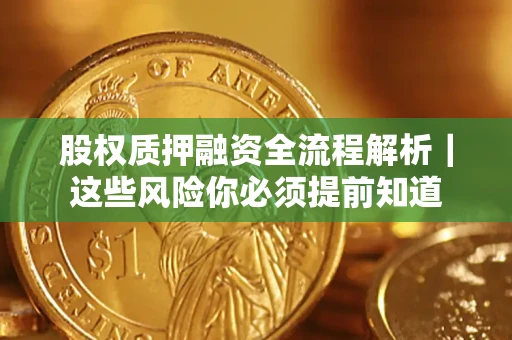 武汉股权质押融资全流程解析｜这些风险你必须提前知道