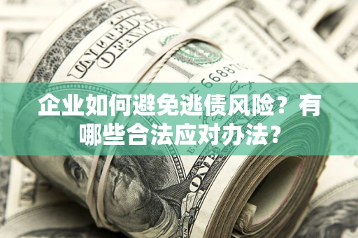 武汉企业如何避免逃债风险？有哪些合法应对办法？