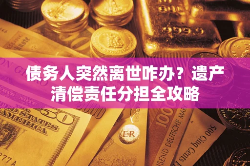 武汉债务人突然离世咋办？遗产清偿责任分担全攻略