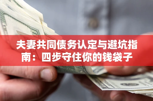 武汉夫妻共同债务认定与避坑指南：四步守住你的钱袋子