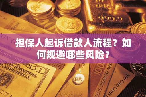 武汉担保人起诉借款人流程？如何规避哪些风险？