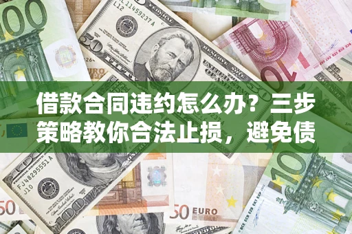 武汉借款合同违约怎么办？三步策略教你合法止损，避免债务危机升级
